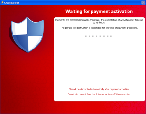 Figure 9. Payment activation screen. (Source: Dell SecureWorks)
